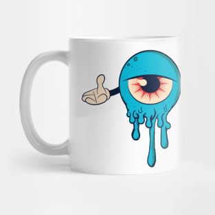 Dripping Cartoon Eye Mug